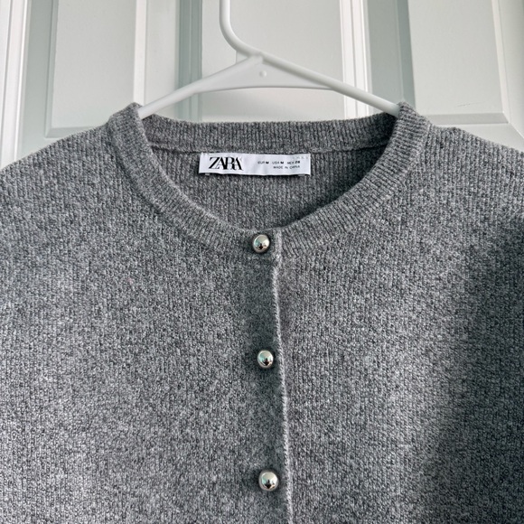 Zara Basic Knit Cardigan - Picture 3 of 4
